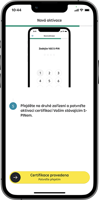 aktivace spb pátý krok