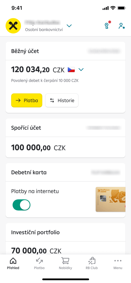 Postup v mobilním bankonvnictví