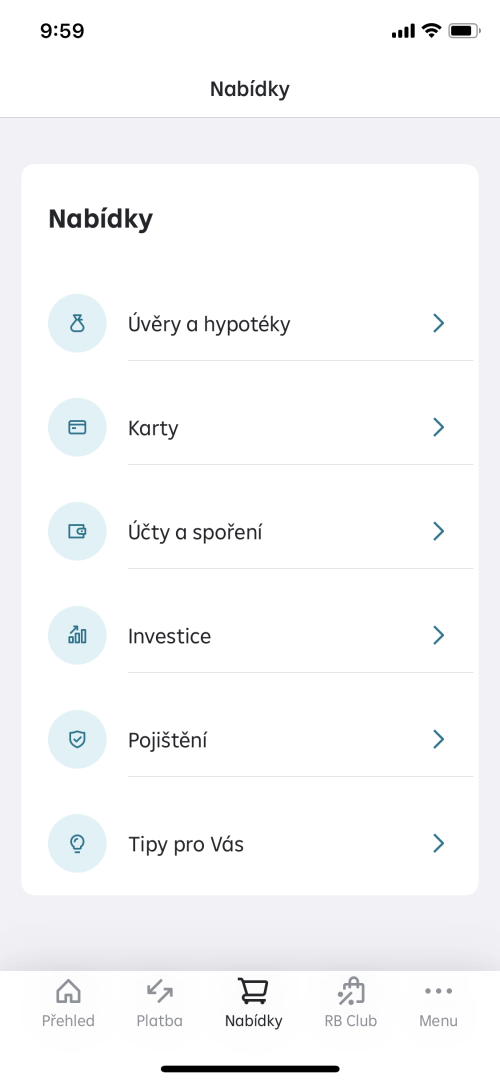 Postup v mobilním bankonvnictví