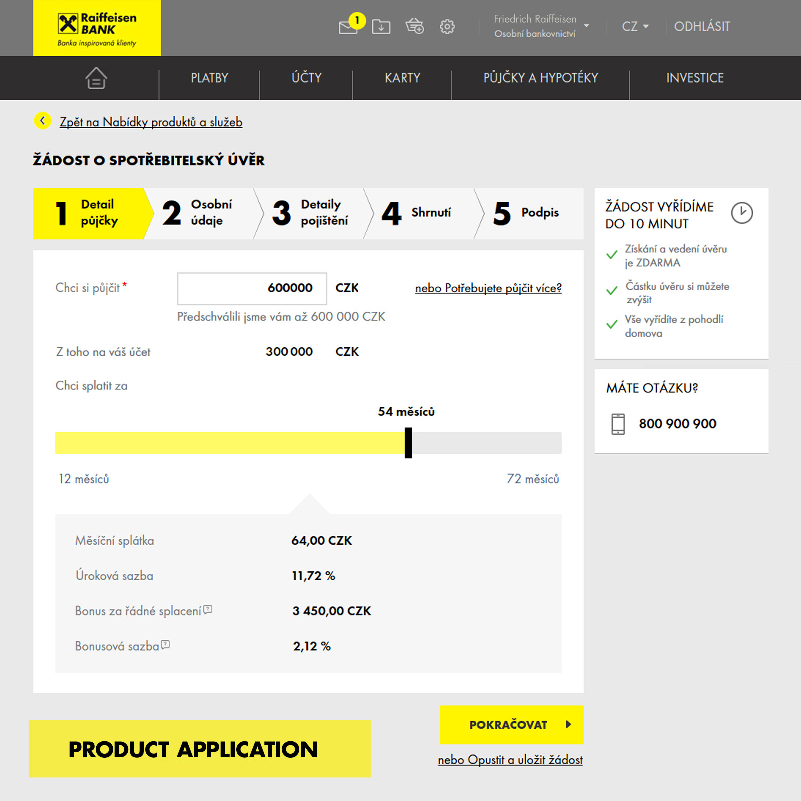 New internet banking | Raiffeisenbank