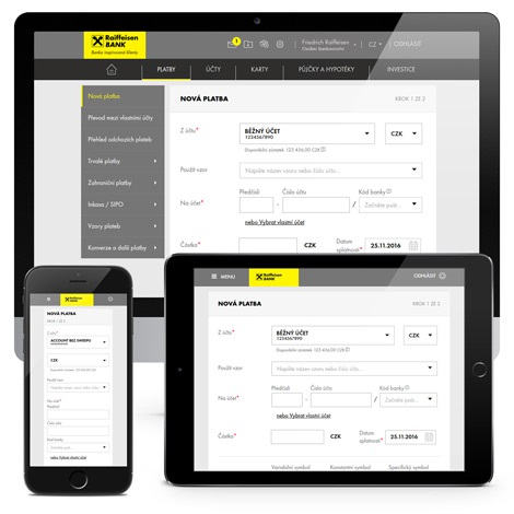 New Internet Banking Making a payment with single click