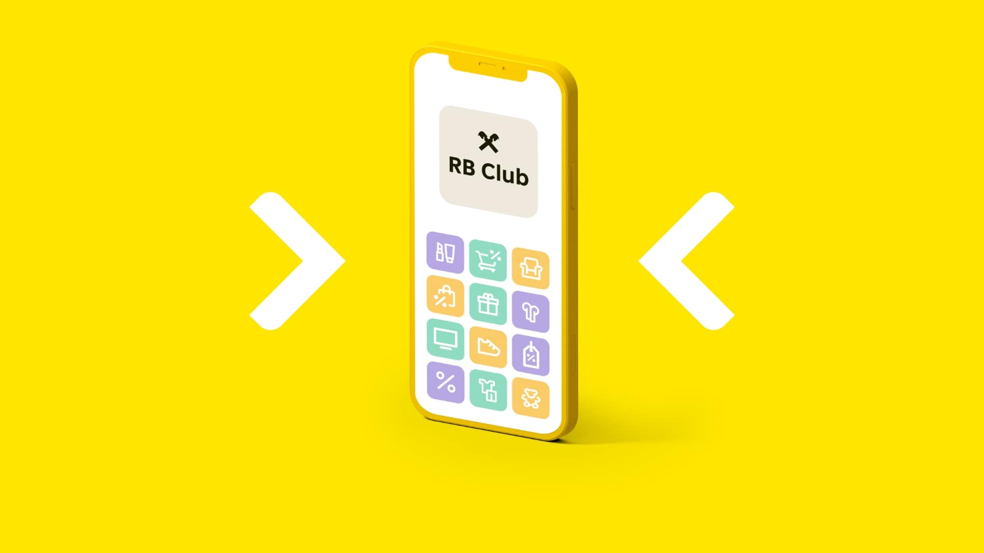 Ilustrační grafika výhodných nabídek v RB Clubu