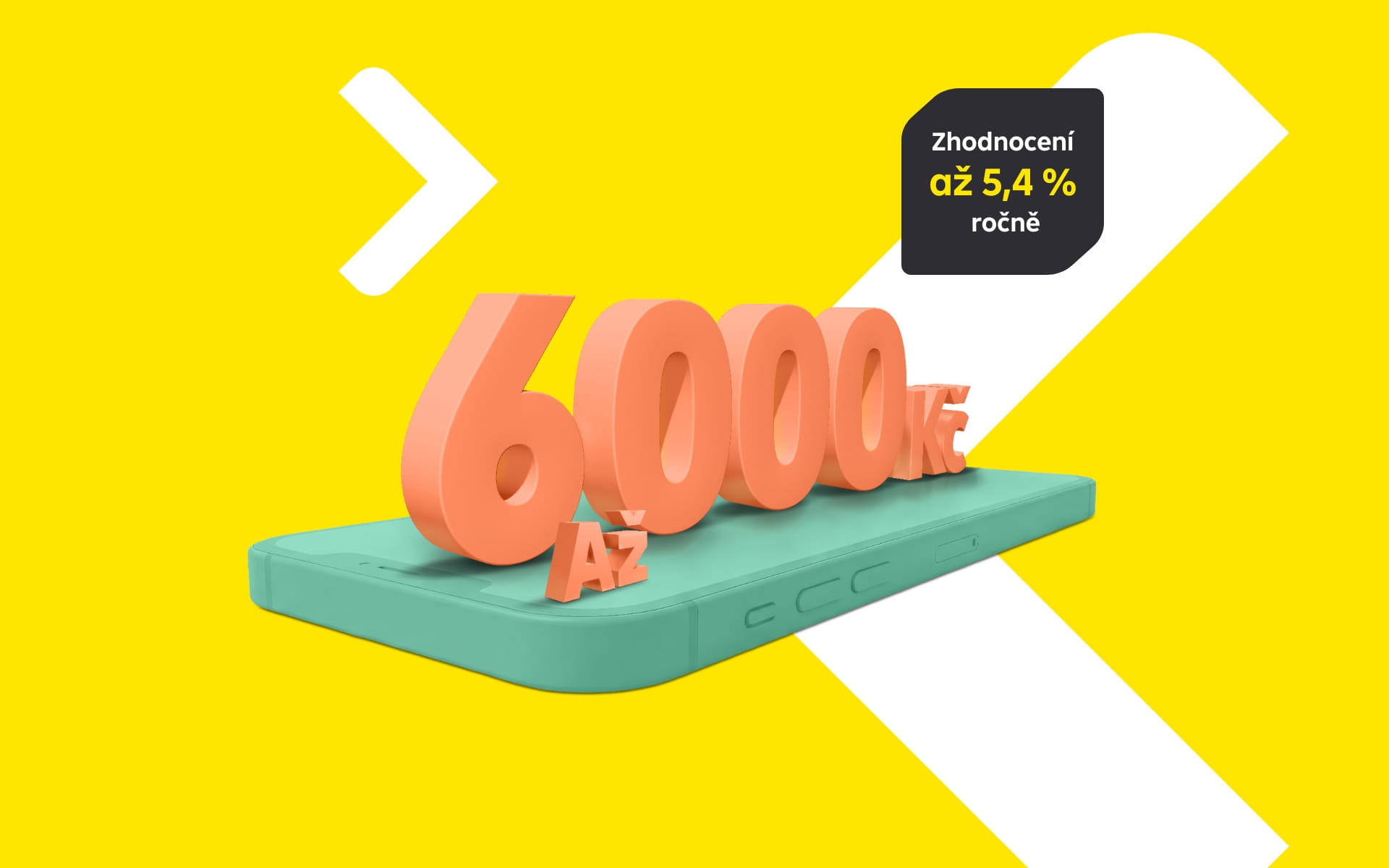6000 Kč na mobilu