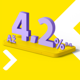 Bonusový spořicí účet se sazbou 4,2 %