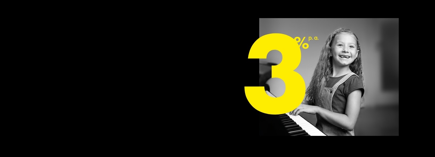 SPOŘTE SE SAZBOU 3 % P. A.