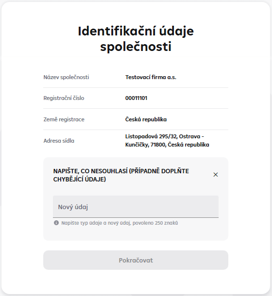 Go through each screen of the questionnaire and enter the necessary details