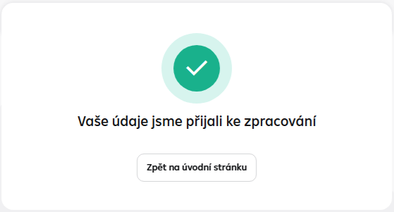 After completing all questionnaire, a confirmation message will appear indicating that the questionnaire has been successfully submitted