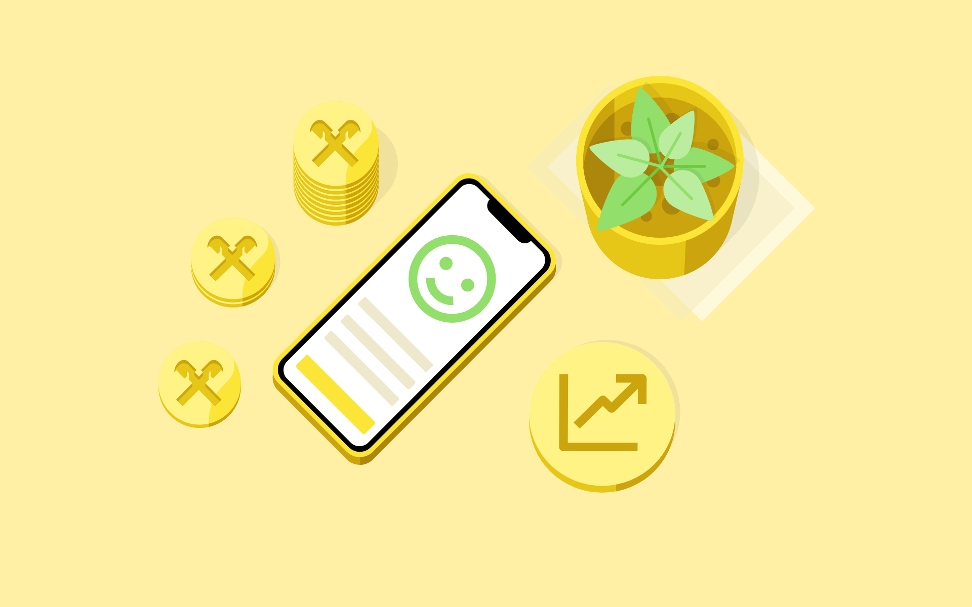 Mobilní aplikace Raiffeisen investice