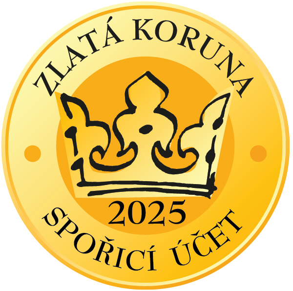 Bonusový účet získal první místo v prestižní soutěži Zlatá koruna v roce 2025.