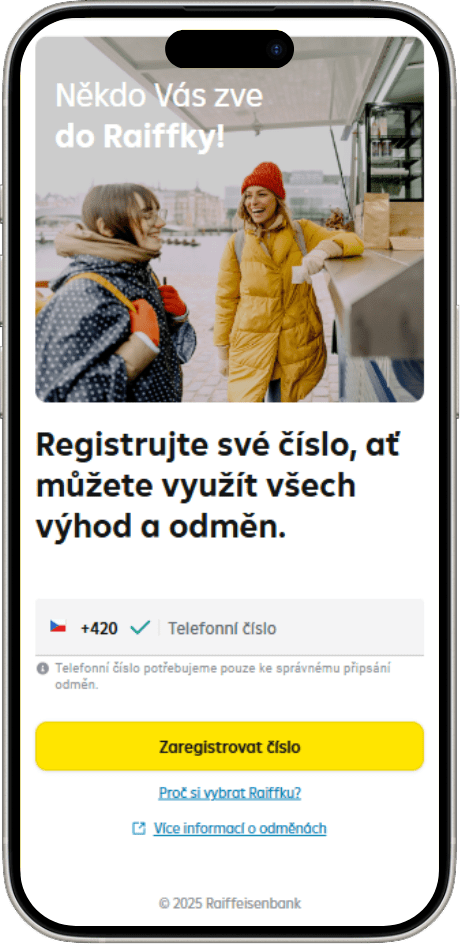 Obrazovka mobilního telefonu s procesem pro doporučeného