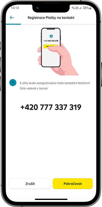 Propojte účet s telefonním číslem